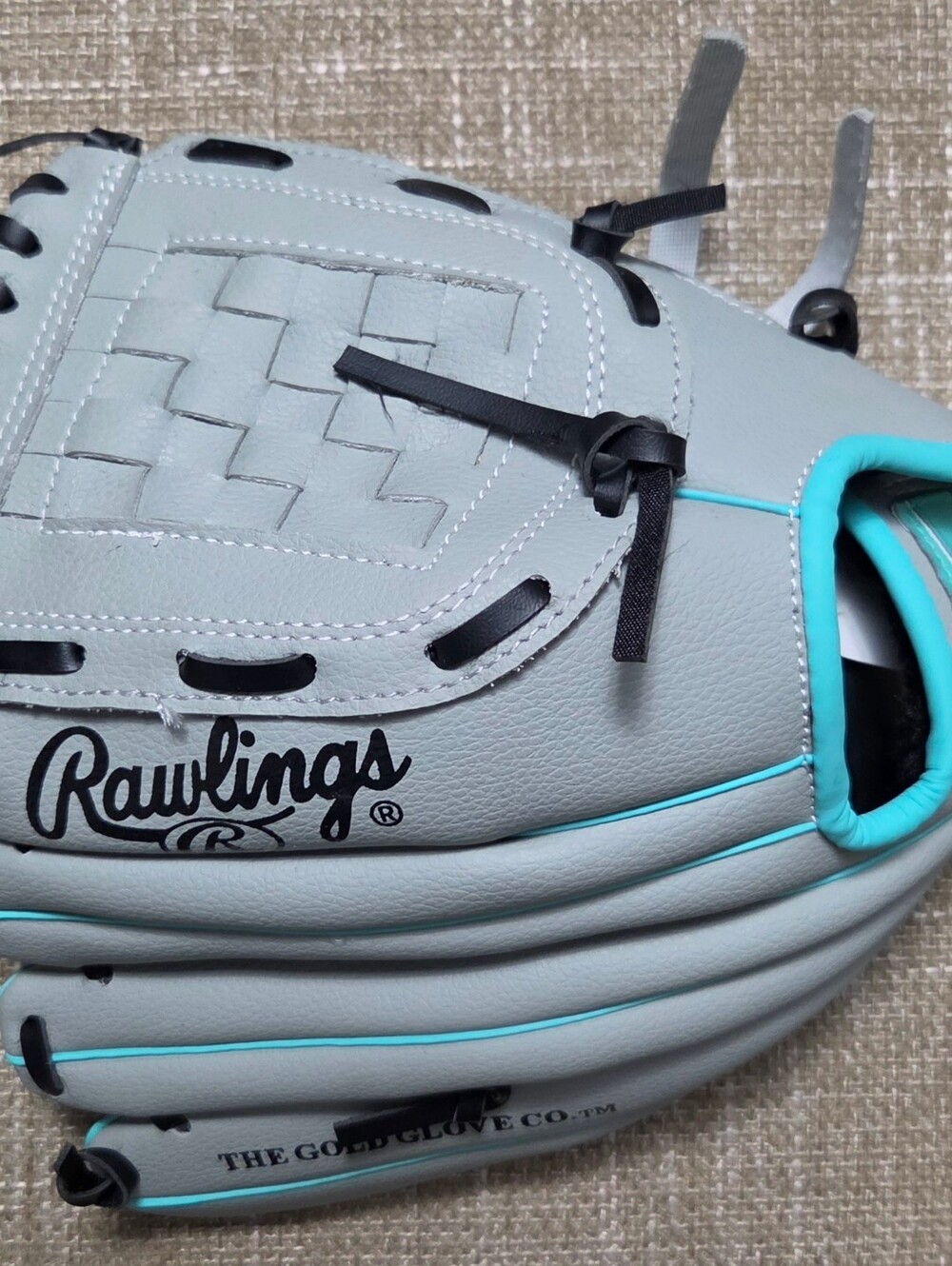 Rawlings Flex Palm 11"Youth Fastpitch Softball Glove GreyTeal Tie-Dye FPX11G RHT